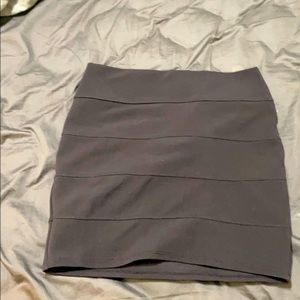 Dark gray Charlotte Russe mini skirt